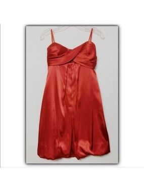 Jump Apparel by Wendye Chaitin strapless satin dress size 6